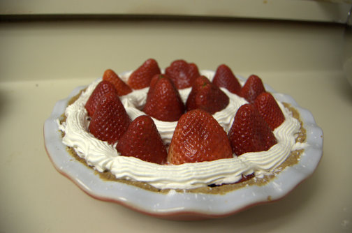 Strawberry Shortcake Pie