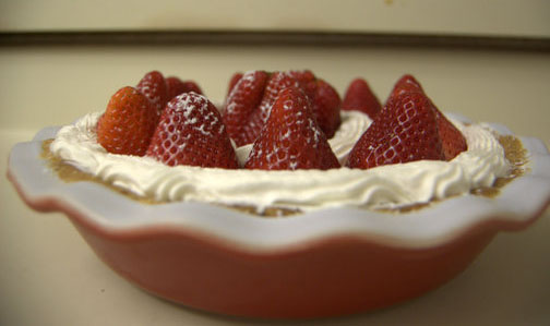 Strawberry Shortcake Pie